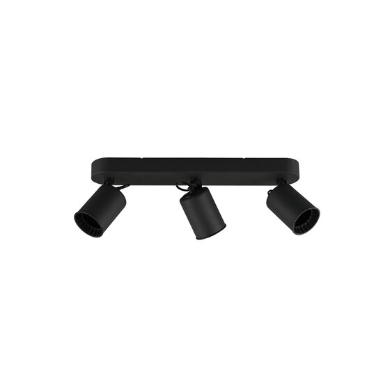 Trio Lighting Trio accent plafondspot 3xGU10 mat zwart - Perfecte verlichting voor elke ruimte
