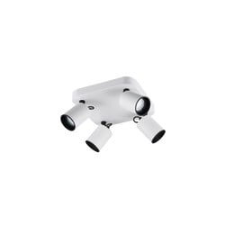 Trio Lighting Quartet foco de techo blanco/negro 4xGU10 blanco mate