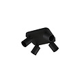 Trio Lighting Trio Lighting Quartet accent ceiling spot 4xGU10 black matt - Ideal for stylish lighting in any space