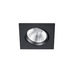 Trio Lighting Foco empotrado cuadrado rotatorio LED 1x5,5W 3000K negro mate