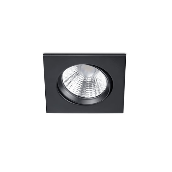 Trio Lighting Trio Lighting Spot encastré carré rotatif LED 1x5,5W 3000K noir mat - Éclairage idéal pour chaque espace