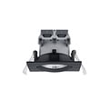 Trio Lighting Trio Lighting Foco empotrado cuadrado rotatorio LED 1x5,5W 3000K negro mate - Iluminación ideal para cualquier espacio