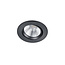 Round rotatable recessed spot LED 1x5.5W 3000K black matt
