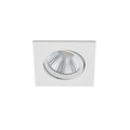 Tight square matte white rotatable recessed spot LED 1x5.5W 3000K