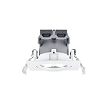 Enger, quadratischer, mattweißer, drehbarer LED-Einbaustrahler 1x5,5W 3000K