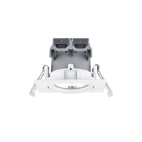 Foco empotrable giratorio Tight cuadrado blanco mate LED 1x5.5W 3000K