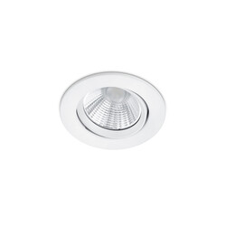 Foco empotrable giratorio redondo blanco mate LED 1x5,5W 3000K