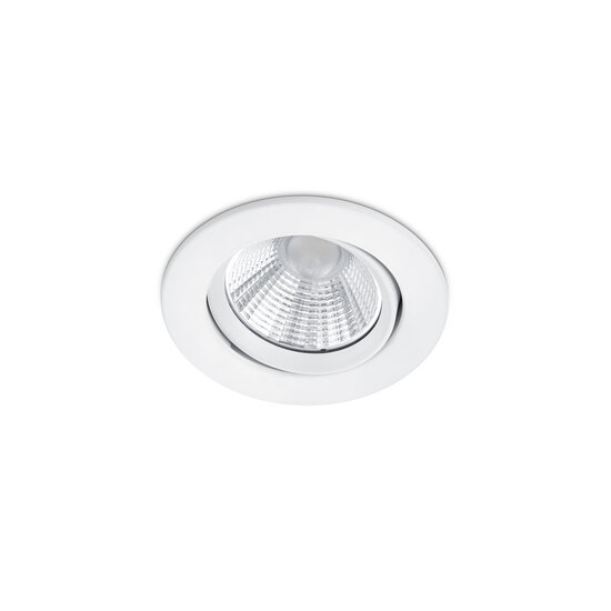 Foco empotrable giratorio redondo blanco mate LED 1x5,5W 3000K