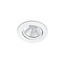 Matt white round rotatable recessed spot LED 1x5.5W 3000K