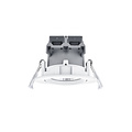 Matt white round rotatable recessed spot LED 1x5.5W 3000K
