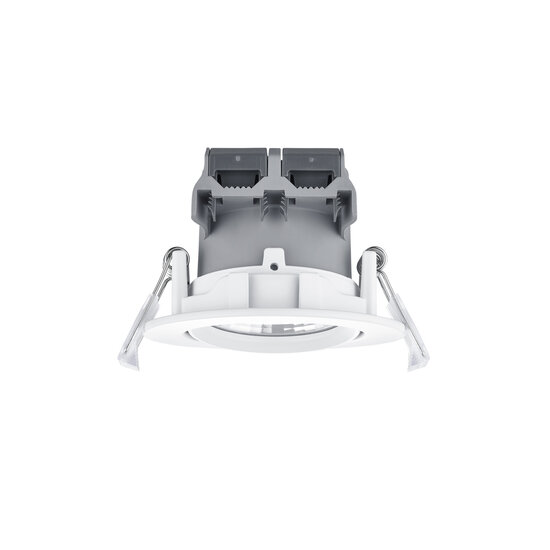 Spot encastrable rond orientable blanc mat LED 1x5,5W 3000K