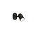 Trio Lighting Trio Lighting Adjustable IP44 moisture-resistant matt black wall/ceiling spotlight 1xGU10 5W