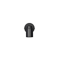 Adjustable IP44 moisture-resistant matt black wall/ceiling spotlight 1xGU10 5W