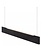 Hanglamp boven eettafel/bureau 36W LED strak zwart dimbaar