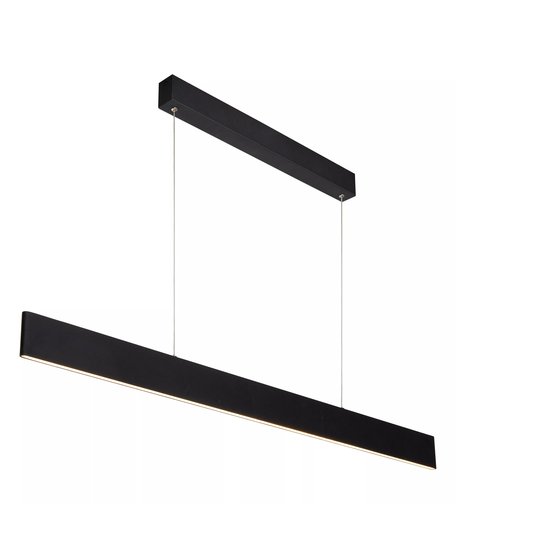 Lámpara colgante sobre mesa de comedor / escritorio 36W LED elegante negro regulable