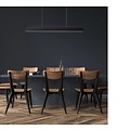 Lámpara colgante sobre mesa de comedor / escritorio 36W LED elegante negro regulable
