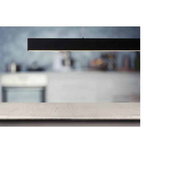 Lampe suspendue au-dessus de table à manger / bureau 36W LED noir élégant dimmable