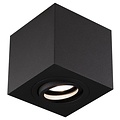 Fantasia square ceiling spot for GU10, 90x90mm, adjustable, aluminium, white, bulb not included