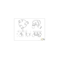 Trio Lighting Trio Lighting Spot de plafond rond étanche noir mat 3xGU10 5W - Idéal pour les espaces humides