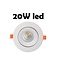 Profy Foco empotrable regulable de diseño 20W de 110 mm a 130 mm de diámetro 5 años de garantía