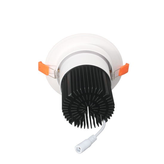 Profy Foco empotrable regulable de diseño de 6 W Tamaño del orificio de 70 mm a 85 mm 5 años de garantía