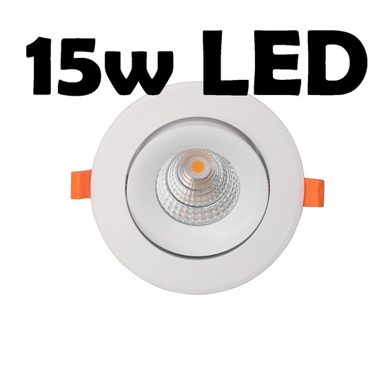 Profy Design dimmbarer Einbaustrahler 15W 90mm bis 105mm Lochgröße 5 Jahre Garantie