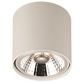 Lampe moderne 1 spot ronde blanche 12W