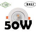Profy 50 W Dali oder 1–10 V dimmbarer Einbaustrahler, 5 Jahre Garantie, Loch 158 bis 180 mm
