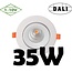 Profy Dali of 1-10V dimbare inbouwspot 35W 5 jr garantie gat 145 tot 170 mm