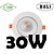 Profy Spot encastrable dimmable Dali ou 1-10V 30W Garantie 5 ans trou 145 à 170 mm