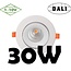 Profy Dali oder 1-10 V dimmbarer Einbaustrahler 30 W 5 Jahre Garantie Loch 145 bis 170 mm