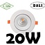 Profy Spot encastrable Dali ou 1-10V dimmable 20W garantie 5 ans trou 110 à 130 mm
