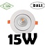 Profy Spot encastrable dimmable Dali ou 1-10V 15W Garantie 5 ans Dimension extérieure 119 mm