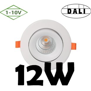 Foco empotrable regulable Dali o 1-10V 12W 5 años de garantía Tamaño exterior 111 mm