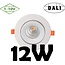 Profy Dali or 1-10V 12W dimmable recessed spot 5 year warranty 111 mm outer size