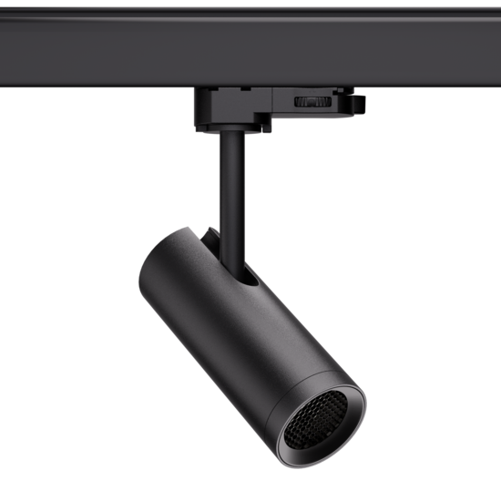 Zoomy Foco direccional de 12 W con lente giratoria desde un haz estrecho de 8° hasta un ancho de 46°