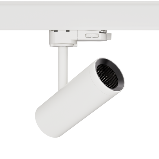 Zoomy Foco direccional de 12 W con lente giratoria desde un haz estrecho de 8° hasta un ancho de 46°