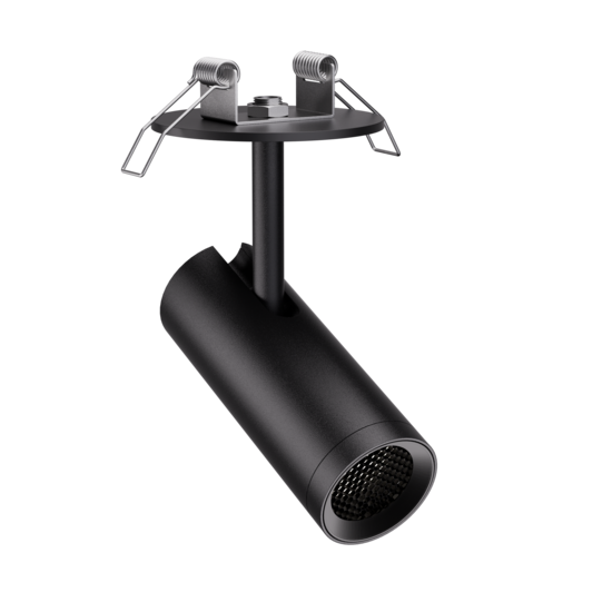 Zoomy Projecteur orientable 12W avec lentille rotative de faisceau étroit de 8° à large de 46°