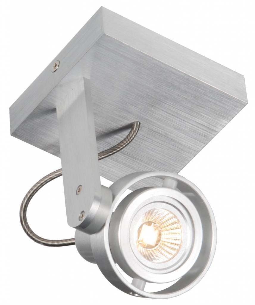 Plafonnier LED dimmable carré GU10 4,5W 110mm