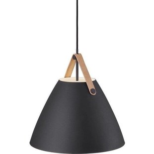 Scandinavische lamp wit, zwart, beige 36 cm Ø