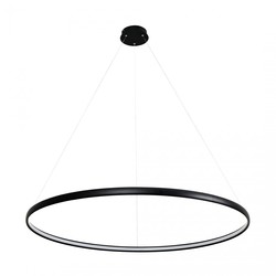 Zumaline Kreislampe schwarz rund 38 W LED 120 cm 4000K