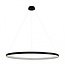 Circle lamp black round 38 W LED 120 cm 4000K