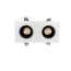 Witte richtbare dubbele inbouwspot 2 x 15 W LED 5 jaar garantie