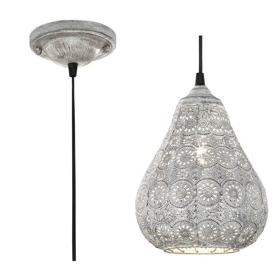 Moroccan hanging lamp 19cm Ø E14 old copper - old bronze - antique gray