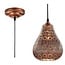 Trio Lighting Trio Lighting Lampe suspendue marocaine 19cm Ø E14 cuivre ancien - bronze ancien - gris antique - Créez une atmosphère intime dans votre salle à manger