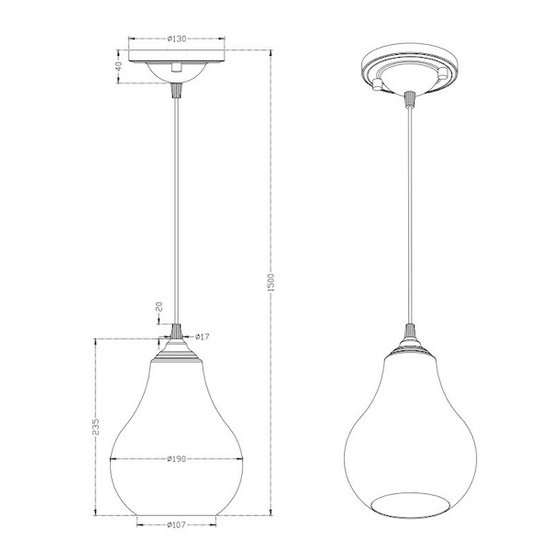 Marokkanische Hängelampe 19cm Ø E14 Altkupfer - Altbronze - Antikgrau