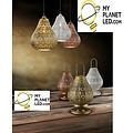 Marokkaanse hanglamp 19cm Ø E14 oud koper - oud brons - antiek grijs