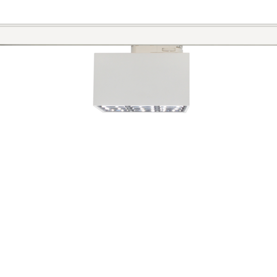 Design railspot zwart rechthoekig of vierkant voor faserail