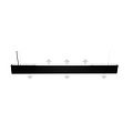 Lámpara colgante sobre escritorio luz abajo LED 30W blanco, negro 112cm