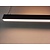 Lámpara colgante sobre escritorio luz abajo LED 30W blanco, negro 112cm